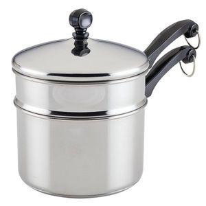 NEW! Farberware Classic Stainless Series 2-Quart Covered Double Boiler